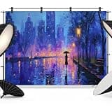 Purple Silhouettes Backdrop 12x8ft Modern Abstract Art Aesthetics Photography Backdrop Fabric Photoshoot Background Tapestry Banner for Birthday Baby Shower Decoration Party Video Photo Studio Props