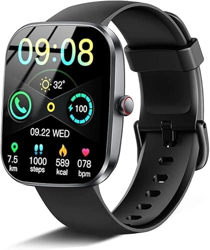 Soudorv IP68 Waterproof Fitness Watch Tracker for Android iOS, Smart Watch