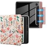 E NET-CASE Detachable Magnetic Case for 7" Kobo Libra Colour & Tolino Vision Color (2024) eReader, Ultra Clear Back Scratch-Proof Light丨Easy to Detach & Attach丨Auto Sleep/Wake