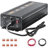 VEVOR 2500W Sump Pump Battery Backup with LCD, Automatically Shifts to Inverter Power Ensuring Uninterrupted Operation, Essential for Emergencies & Power Failures