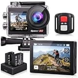 Hiicam 4K Action Camera 20MP Waterproof Underwater 170° WiFi EIS