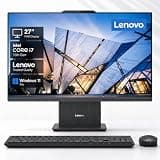 WOWPC Customized Lenovo IdeaCentre 27" FHD Next Gen All-in-One Desktop Computer, Core i7-13620H, 32GB DDR5 1TB SSD, Up to 64GB RAM 4TB SSD, Wireless KB&Mouse, USB-C, HDMI, Business AI AIO, Win11Pro