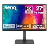 BenQ PD2706QN 27” 2K QHD (2560x1440) Mac-Ready Monitors, IPS, 95% P3, 100% sRGB/Rec.709, Uniformity, 90W USB-C, 100Hz, Factory-Calibrated, Daisy Chain(MST), Anti-Glare Nano Matte, Height Adjustable