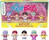 ​Little People Collector Kpop Demon Hunters: Saja Boys Special Edition Set for Movie Fans, 5 Figures in a Display Package