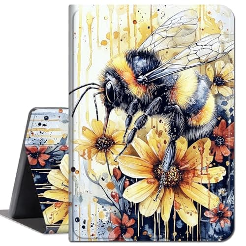 for Lenovo Tab M10 Plus 3rd Gen Case 10.6 Inch 2022(TB125FU/TB128FU/TB128XU),Slim Soft Shockproof TPU Silicone Protective Back Shell Case for Lenovo Tab M10 Plus 10.6",Sunflower and Bee