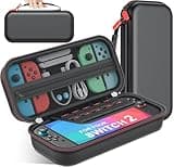 Spican Switch 2 Case Compatible with Nintendo Switch 2/Switch/Switch OLED, Switch Travel Carrying Case Hard Shell Protective Cases