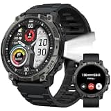 paybay Men’s Smart Watch - Bluetooth Calling, IP68, 24/7 Sleep Monitor, Fitness Step Tracker, 110 Sports Modes, for Android iOS (Black, 1.39) (Classic, Jet Black, 1.51)