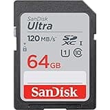 SANDISK 64GB Ultra SDXC UHS-I Memory Card - 120MB/s, C10, U1, Full HD, SD Card - SDSDUN4-064G-GN6IN [Older Version]