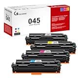 IGUGNIK CRG 045 High Yield Toner Cartridge Set 4-Pack BK/C/M/Y