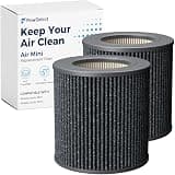 2 Pack Air Mini PECO-HEPA Replacement Filters Compatible with Moleku-le Tri-Power Air Mini and Air Mini + Air Purifiers, 3-in-1 High-Efficiency Replacement Filter
