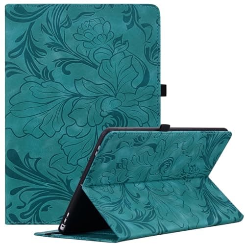 ALILANG Case for iPad mini 5 (5th Generation,2019), iPad mini 4 3 2 1 Case 7.9 Inch, Multi-Angle Viewing Protective Tablet Cover with Folding Stand & Pencil Holder -Green