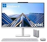 Lenovo 24" FHD All-in-One Desktop Computer for Home & Office, Intel Processor, 16GB RAM, 128GB PCIe SSD, Business AIO, Vent-Hear, HDMI, Bluetooth 5.2, Wireless Keyboard & Mouse, Win 11