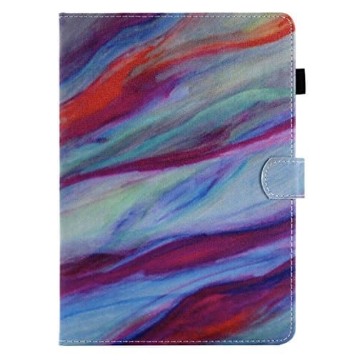 for IPAD PRO 10.5[Colorful PU DBAN] Fashion Cute Magnetic Snap Wallet Card Flip Synthetic Holster Leather Stand with TPU Case Cover -DBAN03