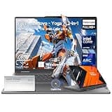 MKY ITECH Yoga 7i 2-in-1 Laptop Touchscreen Computer, 16" FHD+ Touch Screen Business Laptop, Intel Core Ultra 7 (12-Core, >i7>1355U), Windows 11 Pro|16GB DDR5 1TB SSD, Backlit|10-Key|Thunderbolt|HDMI