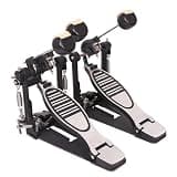 Double Bass Drum Pedal, Kick Drum Foot Pedal Hardware Accessory for Drum Set Practice, Rehearsal, Recording, Stage Performance, Percussion Setup, Music Room and Drum Kit Use