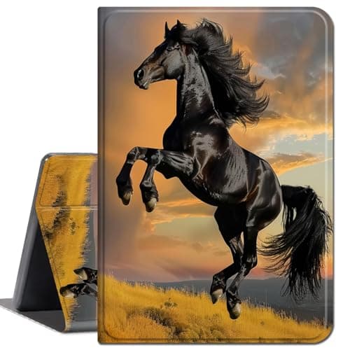 Case for iPad Pro 12.9 2022/2021/2020/2018,Smart Shell Stand Cover with Auto Wake/Sleep Cases for iPad Pro 12.9" 6th Gen/5th Gen/4th Gen/3rd Gen,Prairie Horse