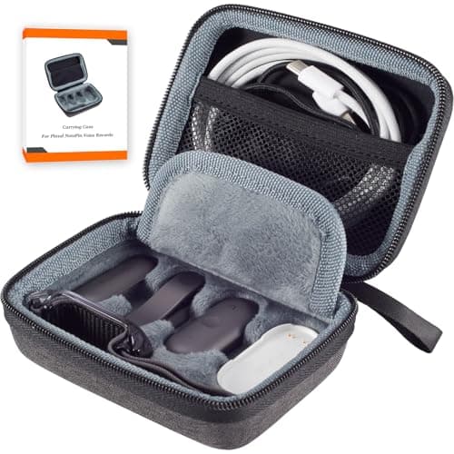 EVGRDCS Hard Case Compatible with PLAUD NotePin/NotePin S AI Voice Recorder,Scratch and Fall Resistant Integrated Storage, Comes with a mesh Accessories storage bag (Case Only)