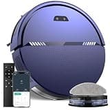 UMMUND Robot Vacuum and Mop Combo, 8000Pa Strong Suction 2 in 1 Vacuum Robot with Mopping, with Schedule, Wi-Fi/App/Remote, Self-Charging, Slim, Ideal for Hard Floor, Pet Hair, Low-Pile Carpet