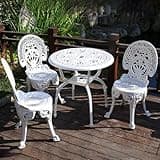 YUGXTH Patio Couch Small Space Outdoor Dining Set Round for 2-4, Outdoor Couch Set Decoration Outdoor Patio Furniture for Backyard, Front Porch, Lawn(3 Chairs,70cm (27.6in))