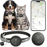 GPS Pet Tracker for Dogs & Cats, Smart Collar with Real-Time Location