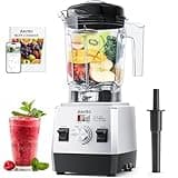 Aeitto Blenders for Kitchen with 68Oz. Jar, 1800W Max Power Smoothie Blender, 3 Preset Programs & 7 Speeds, Professional Countertop Blender for Smoothies, Ice Crush, Frozen Drinks, Silver