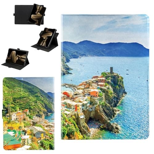 Case Compatible for Moolah Mobile M10 Tablet Case Cover [360-Degree Rotating Support][Hardened Edge Protection Against Drops] HBFJ