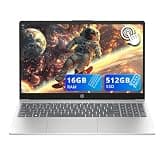 HP 15.6" HD Touchscreen Laptop, Intel i3-1315U, 16GB DDR4 RAM, 512GB SSD, Intel UHD Graphics, Num Pad, Copilot, 720p HD Camera, Windows 11, Silver