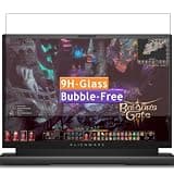 Vaxson Tempered Glass Screen Protector, compatible with Dell Alienware m18 R1 18" Laptop Visible Area Cover Only, 9H Film Protector [Not Full Coverage]