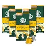 Starbucks by Nespresso Original Line Blonde Roast Espresso 50-count Espresso Pods