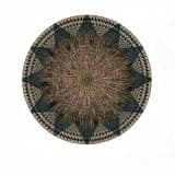 Graphene Yoga Heating Mat, Round Heated Floor Mats, Electric Heated Area Rug, Heated Foot Warmers Under Desk for Living Room Bedroom Office Playroom (120 * 120cm)(C)