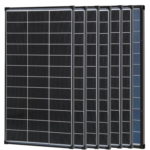 1200 Watt Solar Panel, 6 PCS 200W N-Type 16BB 12V Solar Panels with 25.6% High Efficiency, IP68 Waterproof & 25-Year Long-Lasting, for RV, Van, Marine, Camper, Rooftop, Off-Grid, Bifacial (200W-6pcs)
