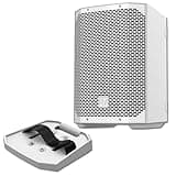 Everse 8 8" 2-Way Battery-Powered PA Speaker (White) with Everse 8 Tray (White)