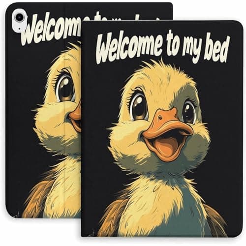 Duck Welcome Bed Case for iPad 9/10/11th Mini 5/4/3/2/1(7.9in) Mini 6(8.3in) Mini 7(8.3in),Air 4/5/6/7,Pro 11in(2021/2022/2024)