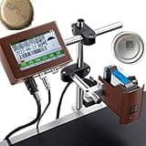 ZenHailure Online Inkjet Coder with Touch Screen Control,Industrial Automatic Coding Machine for Production Line,Supports Text,Numbers,Barcode Qr Code,Graphics & Date Coding (12.7mm/25.4mm) 12.7mm