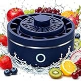 Fruit and Vegetable Washing Machine, Wireless IPX7 Submersible Produce Cleaner, Hydrolyzed Ion & Ultrasonic Vortex, Magnetic Type-C Charging, Portable for Home, Camping, RV, Picnic