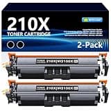 210X Black High Yield Toner Cartridge Replacement for HP 210X W2100X Toner Cartridge for Color LaserJet Pro 4201dn 4201dne 4201dw 4201dwe MFP 4301fdn 4301fdne 4301fdwe Printer Ink W2100X (2 Pack)
