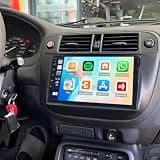 [2+64G] Car Radio for Honda Civic 1995 1996 1997 1998 1999 2000 with Wireless Carplay Android Auto Bluetooth Touch Screen Stereo with GPS WiFi FM Bluetooth AHD Backup Camera