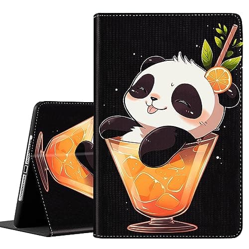 Case for Galaxy Tab S6 Lite 10.4 2022/2020, Smart Stand Back Cover Auto Wake/Sleep for Samsung Tab S6 Lite 10.4 inch Tablet [SM-P610/P613/P615/P619]，Cute Panda