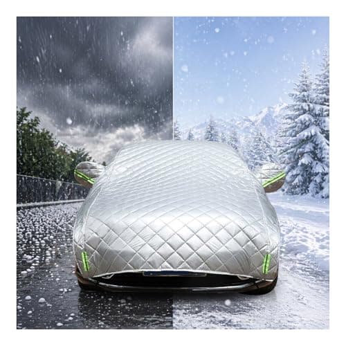 Hail Car Cover for Nissan Rogue 2014-2015,Heavy Duty Anti-Hail Half Cover, All-Weather Waterproof UV Protection, Scratchproof Car Shield for Ice, Snow, Rain-l674