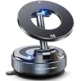 Jononser Magnetic Suction Cup Phone Mount for Magsafe, 360° Adjustable Magnetic Car Phone Holder, Pocket Size Foldable Car Mount, Cell Phone Holders for Your Car for iPhone 17 16 15 14 13 12 Series