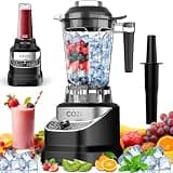 COZII Blenders for Kitchen 2000W, 64oz Smoothie Blender-21oz Cup,7 Presets