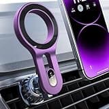 LISEN for MagSafe Car Mount, 2026 Magnetic Phone Holders for Car Air Vent Phone Mount [Ultra-Magnetic] Hands Free Cell Phone Holder Car Accessories Gifts for Men Women fit iPhone 17 16 15 14 13 Purple