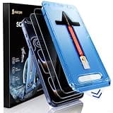 MAGIC JOHN 2 Pack for iPhone 17 Pro [6.3] inch Privacy Glass Screen Protector, Auto Dust-Elimination, Bubble Free, Easy Installation, Daily Drop Protection