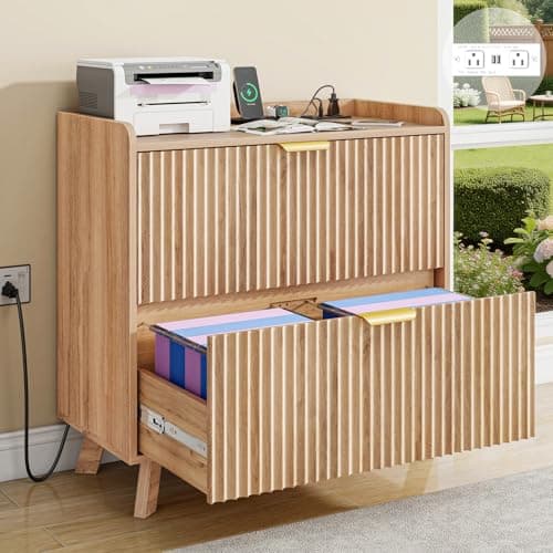 Emirde Lateral File Cabinet with 4 Drawers