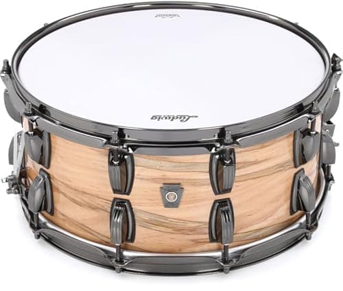 Ludwig Classic Maple Exotic Snare Drum - 6.5 inches x 14 inches, Natural Ambrosia Maple