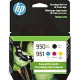 HP 950/951 Original Black Ink Cartridges 4 Color Combo Pack (6ZC65AE) by HP