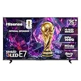 Hisense 75" E7 Cinema Series Hi-QLED Mini-LED 4K UHD Smart Fire TV (75E7SF, 2026 NEW) - Native 144Hz, AI Picture, Dolby Vision IQ · Atmos, FALD, HDR10+ Adaptive, MEMC, Alexa+