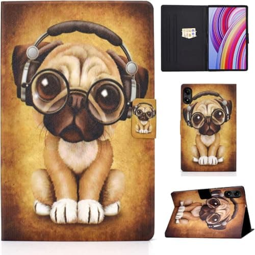 LSPCASA Case for Xiaomi Redmi Pad Pro 12.1 Inch 2024 Tablet Case Xiaomi Redmi Pad Pro PU Protection Leather with Card Slot and Stand Function Flip Wallet Case Shar Pei
