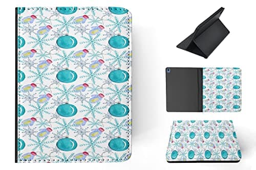 Christmas Ornaments Pattern 3 FLIP Tablet CASE Cover for Apple IPAD AIR (2020) (4TH GEN) / IPAD AIR (2022) (5TH GEN)