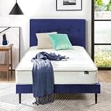 2 8 Inch Foam and Spring Mattress, Twin, CertiPUR-US Certified Foams, Mattress in A Box, White